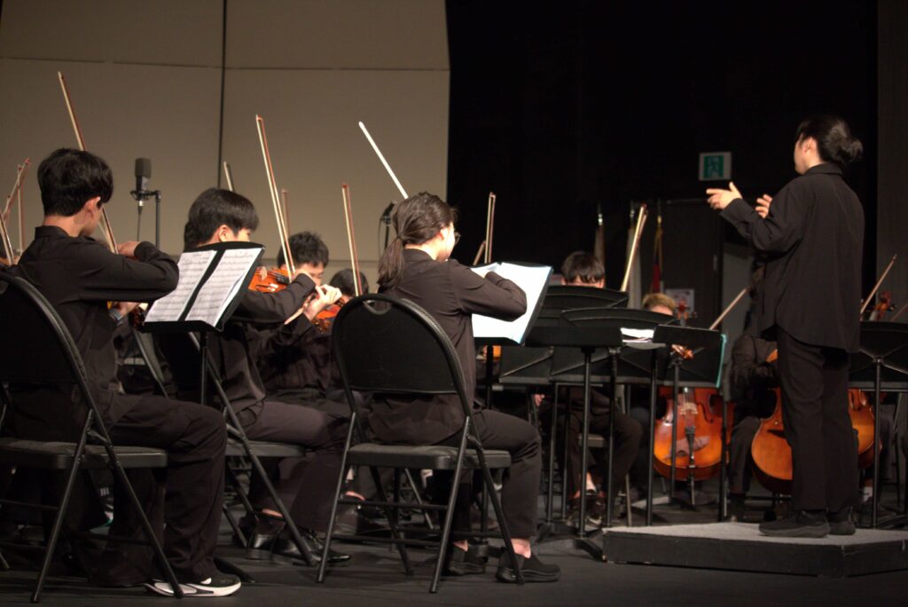 orchestra in black clothing